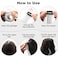 10 PCS White Hair Extensions Clip-in, Curly Wavy Synthetic Hairpieces Clip in Rainbow Neon Party Highlights, Colorful Hair Accessories for Kids Girls Women