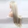 xiweiya Light Blonde Mixed Wig Ombre Blonde Natural Wavy Synthetic TPart Lace Front Wig Heat Resistant Fiber Hair Glueless Soft Wig High Density Half Hand Tied Wig for Women 24inch