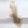 xiweiya Silky Straight Long Blonde Wig With brown Root Synthetic Lace Front Wigs Side Part Wig Long Soft Wig Hair Replacement Wig for Women, Everyday Wig Makeup 24 inch