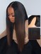 Beauty Forever V Part Wig Human Hair Yaki Straight EasiContour Vpart Wigs No Leave Out Ombre Chestnut Brown Glueless Upgraded U Part Wigs for Women None Lace Front Wigs T128 Color 150% Density 22inch
