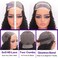 Glueless Curly Wigs Human Hair Pre Plucked Curly BOB Wig Human Hair 5x5 HD Lace Closure Wig Human Hair Wigs for Black Women Deep Wave Pre Plucked Lace Wig Wear and Go 180 Density 14 inch
