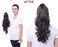 OneDor 20" Curly Synthetic Clip In Claw Drawstring Ponytail Hair Extension Synthetic Hairpiece 190g with a jaw/claw clip (R830)