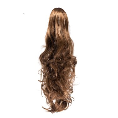 OneDor 20" Curly Synthetic Clip In Claw Drawstring Ponytail Hair Extension Synthetic Hairpiece 190g with a jaw/claw clip (R830)