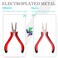 Hair Extensions Pliers,1PCS 3 Holes Mini Microlinks Pliers,Hair Extensions Tools,Micro Links Opener and Removal Tool for Micro Nano Rings Beads Extensions or Feather Extensions,Red