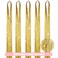 Hair Tinsel Kit with Tools 48 Inch 1200 Strands Gold Tinsel Hair Extensions Fairy Hair Tinsel Kit Heat Resistant Glitter Hair Extensions Tensile Hair Accessories for Girls Women (Gold)