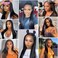 28 Inch Straight Lace Front Wigs Human Hair Pre-Plucked 200% Density 13x6 Glue less HD Transparent Lace Frontal Wigs for Women Human Hair Natural Color