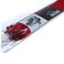 25 Strands 22" Easy Micro Loop Links Ring Beads100% Human Hair Extensions 1 g Each (# Red)