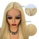 Ash Blonde Lace Front Wigs Long Straight Wigs Ash Blonde Color Synthetic Lace Front Wigs Glueless Heat Resistant Synthetic Fiber Hair Wigs Natural Hairline Blonde Wigs for Black Women 28 Inch