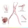 EHDIS Hair Extension Beading Tool Kit Stainless Steel Hair Extensions Micro link Bead Closer and Remover Pliers set, Beads Hair Pulling Hook &amp; Micro Ring Loop Tool Set