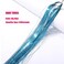 Sky Blue Hair Tinsel Kit with Tool 6pcs 1200 Strands Glitter Tinsel Hair Extensions Heat Resistant Sparkling Shiny Fairy Hair Accessories for Women Girls Kids 47Inch