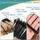 0.6cm Human Hair Dreadlock Extensions 8 Inch 30 Strands Ombre Loc Extensions Human Hair Dreads Extensions for Men Human Dread Extensions Color 1b/27