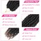 9 Packs Passion Twist Crochet Hair 14 Inch Pre Looped Crochet Passion Twist Hair Pre-twisted Passion Twist Hair Bohemian Passion Twist Crochet Braids Hair for Women Girls and Kids (14Inch,T1B/30)