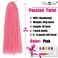 Passion Twist Hair 18Inch 1 Packs Water Wave Crochet Hair for Black Women (18 Inch (Pack of 1), Pink) &hellip;