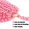 Passion Twist Hair 18Inch 1 Packs Water Wave Crochet Hair for Black Women (18 Inch (Pack of 1), Pink) &hellip;