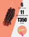 Passion Twist Hair 6 Inch Short Pre looped Crochet Braids Pre Twisted Crochet Twist 8 Packs (T350/Ombre Ginger Red)