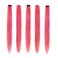 Winsky Pink Hair Extensions Clip in Human Hair - Clip on Colored Girls Hair Extensions Women Beauty 5 Pieces/Set (18inch,Pink)