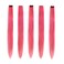 Winsky Pink Hair Extensions Clip in Human Hair - Clip on Colored Girls Hair Extensions Women Beauty 5 Pieces/Set (18inch,Pink)
