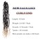 BOHOBABE Faux Locs Crochet Hair 18 Inch, Boho Soft Crochet Locs with Curly Ends, Long Bohemian Goddess Locs Crochet Braids for Black Women (6 Packs, T27)
