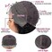xiweiya Wigs 14" Inches Straight Short Bob Wig Dark Brown Hair Synthetic Lace Front Wig Black Brown Color with Middle Part Heat Resistant Fiber Hair for Women,Drag Queen Family Makeup Party Wear