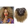 Lacer Hair Extensions Ombre Remy Clip in Human Hair Extensions Afro Kinky Curly 3C 4A 4B 100% Natural Black Hair Extensions 14 inch Two Tone T#1B/27 Strawberry Blonde Full Head