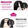 V Part Wigs Human Hair Straight Brazilian Human Hair Wigs for Black Women Upgrade U Part Wigs No Leave Out No Sew in NO Glue 180% Density Natural Color (20inch, V Part Straight Wig)