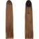 26 Inch (Can Be 28 Inch) Long Straight Hair Ponytail Extension Synthetic Hairpiece Ponytail 2 Clips in Straight Hair Extensions 130g/Piece Straight Hair Drawstring Ponytail For Ladies Straight#18/24