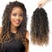 Goddess Locs Crochet Hair Boho Faux Locs Crochet Braids for Black Women Soft Bohemian Locs Crochet Hair Pre Looped River Locs Crochet Hair (18 Inch (Pack of 8), 1B/27#)