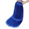 Blue Braiding Hair Pre Stretched, 28 Inch Long Braid Hair Extensions for Women, Box Braids Hair Yaki Texture, Professional Synthetic, Softness, Knotless Easy to Install