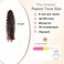 XGY 8 Inch Yanky Twists Crochet Braids 8 Pcs Ombre Ginger Short Bob Spring Twists Hair Senegalese Twist Crochet Hair Passion Twist Crochet Hair Marlybob Crochet Braid Hair Extensions (1B/350#)