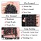 Leeven 8 Packs 10 Inch Passion Twist Hair for Women Natural Black Bomb Pre Twisted Water Wave Crochet Braids Hair Pre Looped Curly Bohemian Synthetic Braiding Hair Extensions 12 Strands/Pack #1B