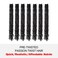 Long Passion Twist Hair 30 Inch Pre-twisted Crochet Hair Natural Black Pre-looped Synthetic Crochet Braids (7 Packs,1B)