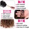 Unionbeauty 10 Inch Pre-twisted Yanky Twists Crochet Braids Hair 8PCS Pre-looped Ombre Brown Senegalese Twist Micro Passion Twist Crcochet Hair with Curls Synthetic Crochet Hair Extensions 1B/30#