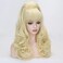 Probeauty Long Wave Blonde Bouffant Beehive Wigs Big Curly Wavy Retro Wigs for Women 70s 80s Costume 23 Inch