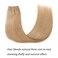 Tinashe Wire Hair Extensions Real Human Hair Dark Blonde 14inch 80g Straight Hair Extensions Invisible Wire Fish Line Hair Extensions Straight Real Human Hair Hair Extension