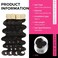 Lashey Human Hair Tape in Hair Extensions Natural Black Body Wave Real Human Hair 20pcs 50g Tape in Hair Extensions for Black Women Long 24 Inch Hair Extensions