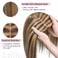 Elailite Hair Toppers for Women Real Human Hair Topper Thinning Thin 5.1"x2.8" Silk Base Clip in Remy Hairpieces 18 Inch Chocolate Brown mix Dark Blonde