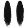 FESHFEN Ponytail Extensions - 26 inch Drawstring Long Curly Wavy Clip in Ponytails Synthetic Hair Piece Pony Tail Hairpieces for Women, Black