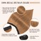 Halo Hair Extensions Real Human Hair,S-noilite Halo Hair Extensions,Halo Hair Extension for Women,100% Human Hair Halo Extensions,Halo Hair 65g/16inch 06 Light Brown