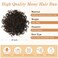 PEACOCO Messy Bun Short Curly Ponytail Extension Elastic Drawstring Loose Hair Bun Hair Pieces for Women with Thinning Hair High Temperature Synthetic Fiber Hair Bun Extension 80g