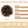 PEACOCO Messy Bun Short Curly Ponytail Extension Elastic Drawstring Loose Hair Bun Hair Pieces for Women with Thinning Hair High Temperature Synthetic Fiber Hair Bun Extension 80g