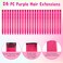Kyerivs 24PCS Pink Clip in Hair Extensions for Girls 20Inch Rainbow Straight Synthetic Hairpieces Stocking Stuffers for Girls Party Highlights Pink Hair Accessories Halloween Gifts for Women