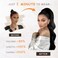 Drawstring Ponytail Extension 24 Inch Pony Tails Hair Extensions Long Curly Wavy Black Ponytail Hair Extension Natural Synthetic Ponytail Hair Pieces for Women (Black)