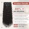 LONAI 4PC Clip in Hair Extensions, 100％ Pure Protein Silk Curly Hair Extension for Women, 26 Inch Long Soft Natural Hair Extensions-Dark Chocolate Brown