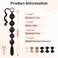 LONAI Bubble Ponytail Extension for Women,28 Inch Long Braided Wrap Around Synthetic Hair with Leather Cord, Straight Afro Puff, Braided Ponytail Extension Dark Chocolate Brown