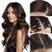 SUKRI 13&times;4 Dark Brown Lace Front Wig 26Inch Long Wavy Brown Wig with Baby Hair Synthetic Lace Front Wig for Women Daily Party Use