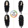 NAYOO Long Wavy Wigs for Women Black Middle Part Wig Synthetic Heat Resistant Fiber Women Wigs for Daily Party Use 26 Inch (Black)