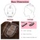 SEGO 100% Real Human Hair Toppers with Bangs,Silk Base 150% Density Clip in Topper Top 2.7&rdquo;x5.1&rdquo; Hair Pieces for Women with Thinning Hair/Hair Loss Cover Gray Hair