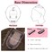 SEGO 100% Real Human Hair Toppers with Bangs,Silk Base 150% Density Clip in Topper Top 2.7&rdquo;x5.1&rdquo; Hair Pieces for Women with Thinning Hair/Hair Loss Cover Gray Hair