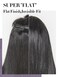 LUVME Seamless Clip in Hair Extensions Human Hair, 16 Inch 135g 9pcs Natural Black Hair Extensions Clip in Human Hair Sliky Straight Remy Human Hair Extensions