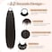 Flufymooz 28 Inch Ponytail Extension, Versatile Elastic Band Ponytail Extension for Women, Long Straight Synthetic Ponytail Daily Hair Black Brown